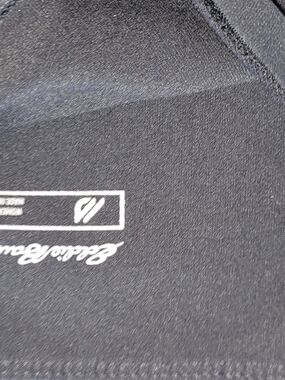 Womens Black Activewear Pant with White Logo